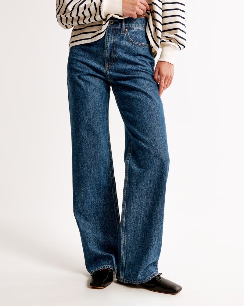 High Rise Loose Jean | Abercrombie & Fitch (US)