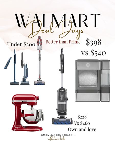 Walmart deal days better than prime deals. Vacuum sale, ice machine sale, mixer, Walmart sale

#LTKxPrimeDay #LTKsalealert #LTKhome