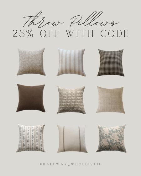 My favorite throw pillows are 25% off with free shipping! Use code MOM2024 at checkout 🎉

#livingroom #bedroom #homedecor #neutral #spring 

#LTKsalealert #LTKhome #LTKstyletip