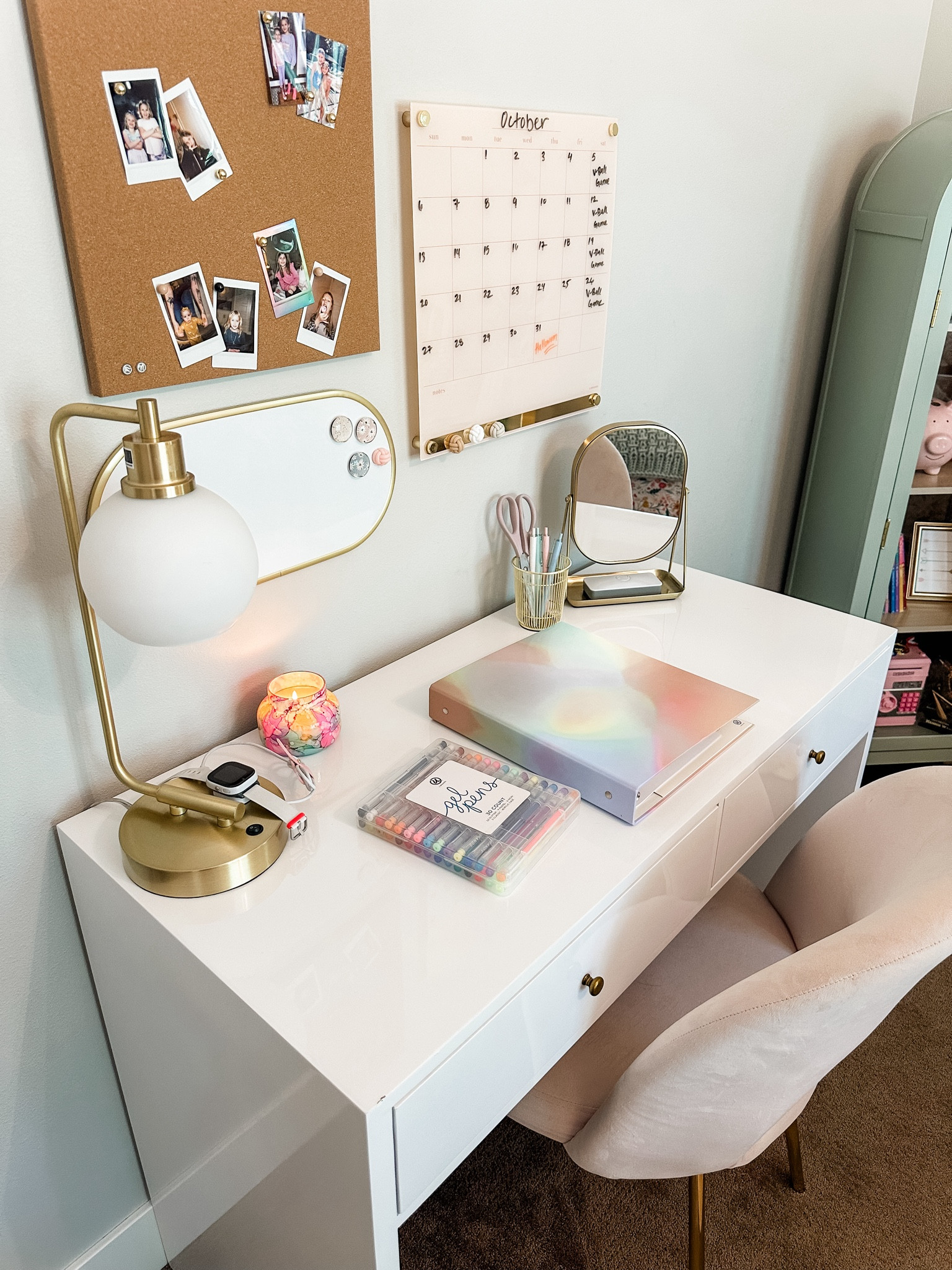Is anyone else a sucker for cute desk organization 😍

✨ You may have seen that a few months ago, I revamped my daughter’s workspace not realizing that I used many @u_brands products that I found at Target!

U Brands saw my content and reached out to do a campaign together showcasing more of their items on Madison’s desk. That was an easy yes for me since clearly I gravitate towards their products! They have the cutest options for office essentials, workspaces, lockers, white boards.. and the list goes on 👏🏼 

I’ll link up everything I shared in this photo!  

#deskorganization #ubrands #deskdecor #workspace #girlbedroom #officeessentials #papergoods #targetfinds 

#LTKFindsUnder50 #LTKHome #LTKFindsUnder100