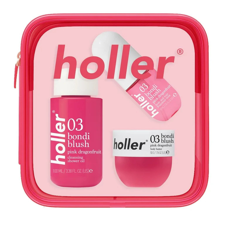 Holler Scent On Vacay Travel Body Care Essentials Kit, 3 Piece Set | Walmart (US)