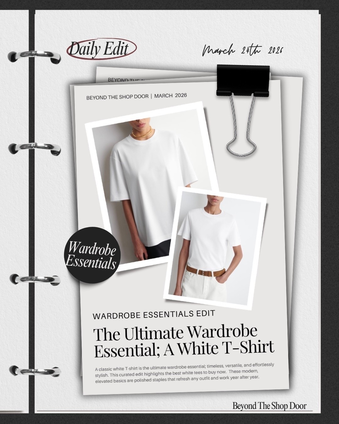 WARDROBE ESSENTIALS EDIT — The Ultimate Essential: A White T-Shirt

A classic crew neck white T-shirt is the ultimate wardrobe essential; timeless, versatile, and effortlessly stylish. This curated edit highlights the best white tees to buy now, featuring modern, elevated fits and premium fabrics designed to work year after year.

I always look for heavyweight cotton, a clean crew neckline, and a slightly oversized silhouette with longer sleeves for that effortless, modern feel. 

With so many options out there, finding “the one” can be tricky, but I’ve done the research, and these styles consistently come out on top in the best-of edits.

#LTKOver40