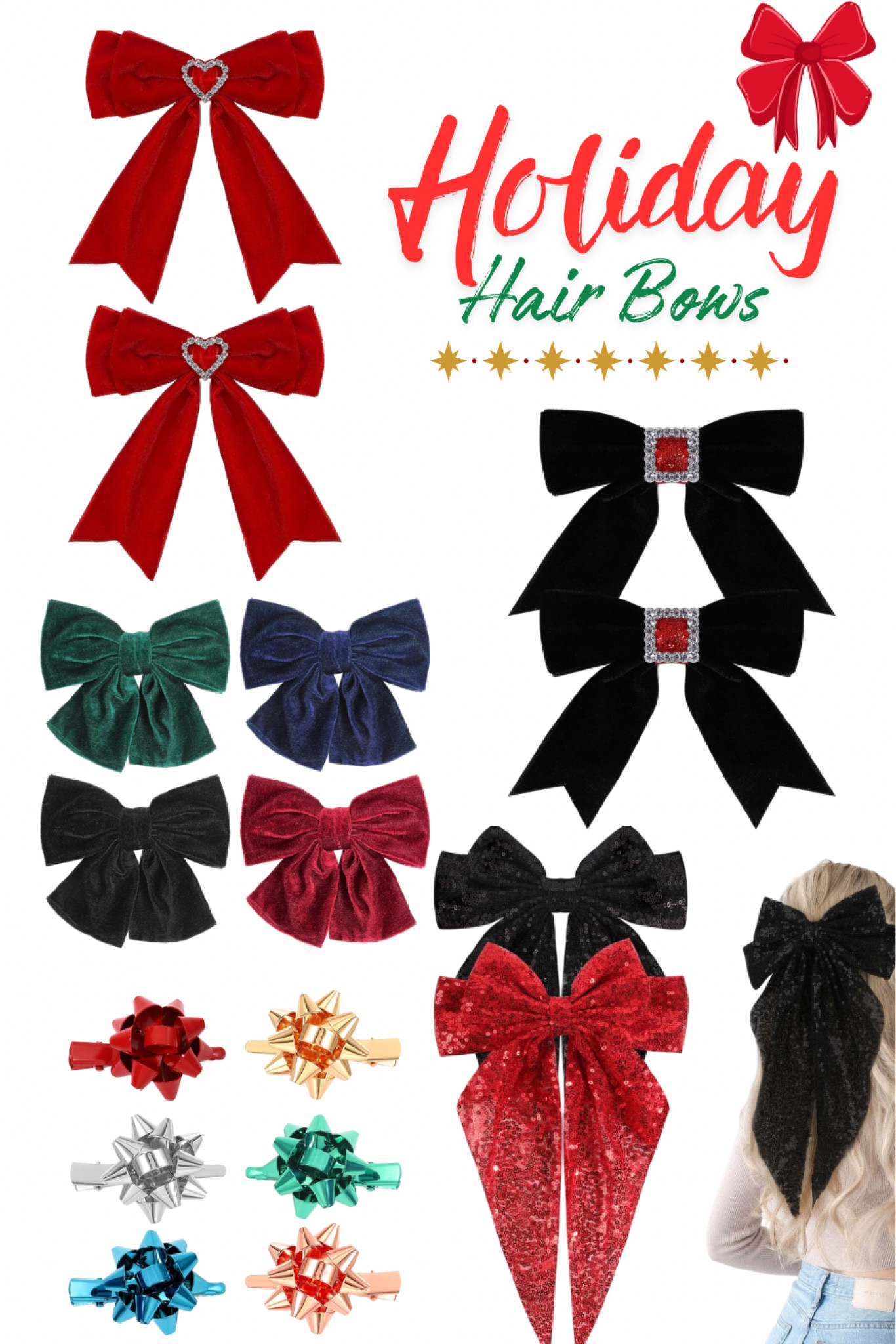 Put a bow on it 🎀
I picked out some of my favorite holiday hair bows

#LTKSeasonal #LTKHoliday #LTKFindsUnder100
