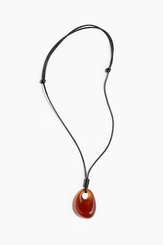 H & M - Cord Necklace with Pendant - Beige | H&M (US + CA)