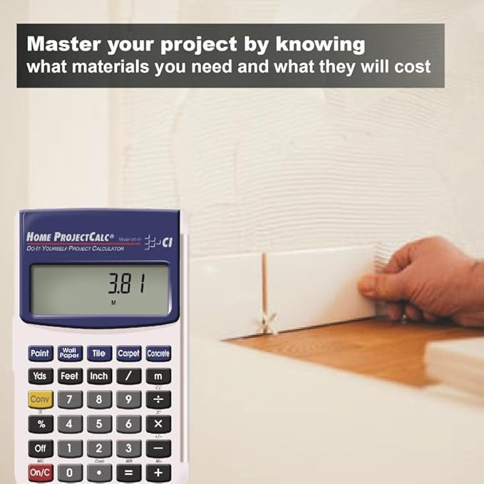 Calculated Industries 8510 Home ProjectCalc Do-It-Yourselfers Feet-Inch-Fraction Project Calculat... | Amazon (US)