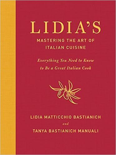 Lidia's Mastering the Art of Italian Cuisine: Everything You Need to Know to Be a Great Italian C... | Amazon (US)