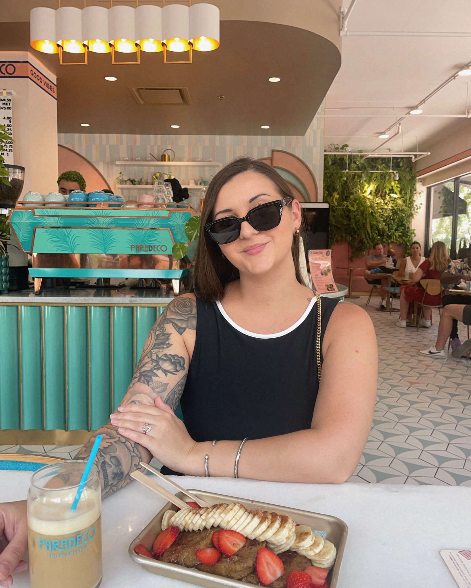 Classy but casual Abercrombie dress with Gentle Monster sunnies ✨  dress is very compressive, wearing a size medium 

#LTKActive #LTKStyleTip #LTKFindsUnder100