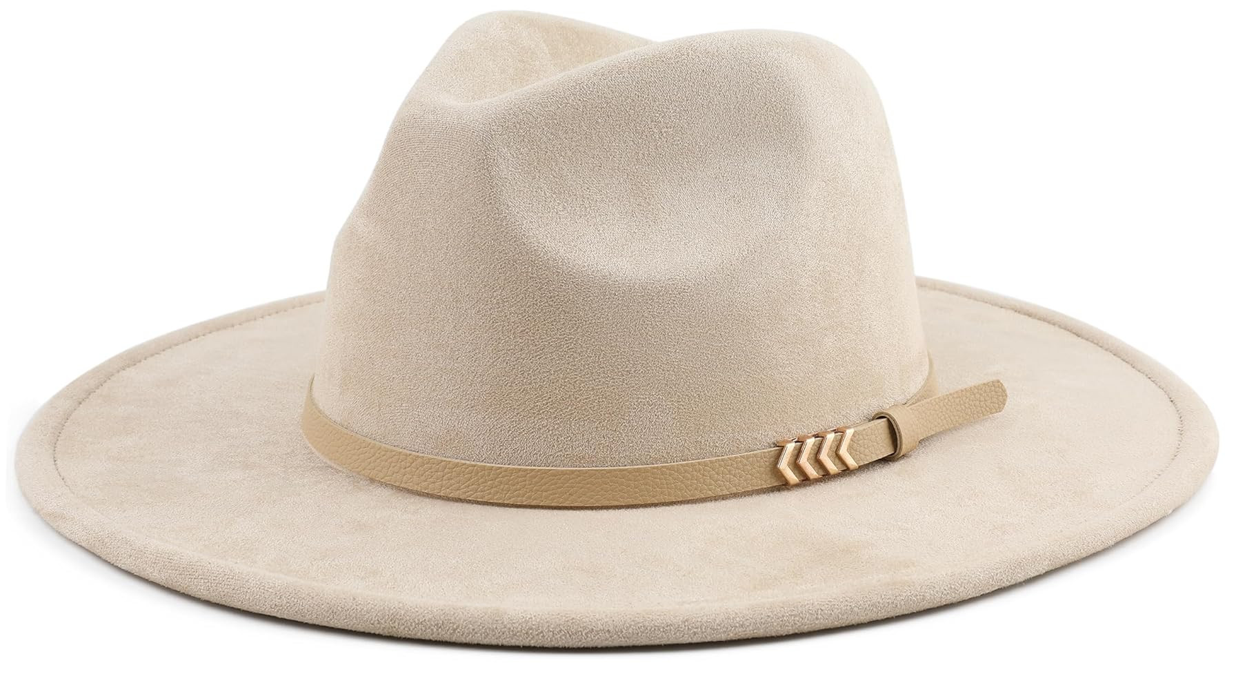 Wide Brim Fedora Hat for Men Women Big Rancher Felt Hat | Amazon (US)