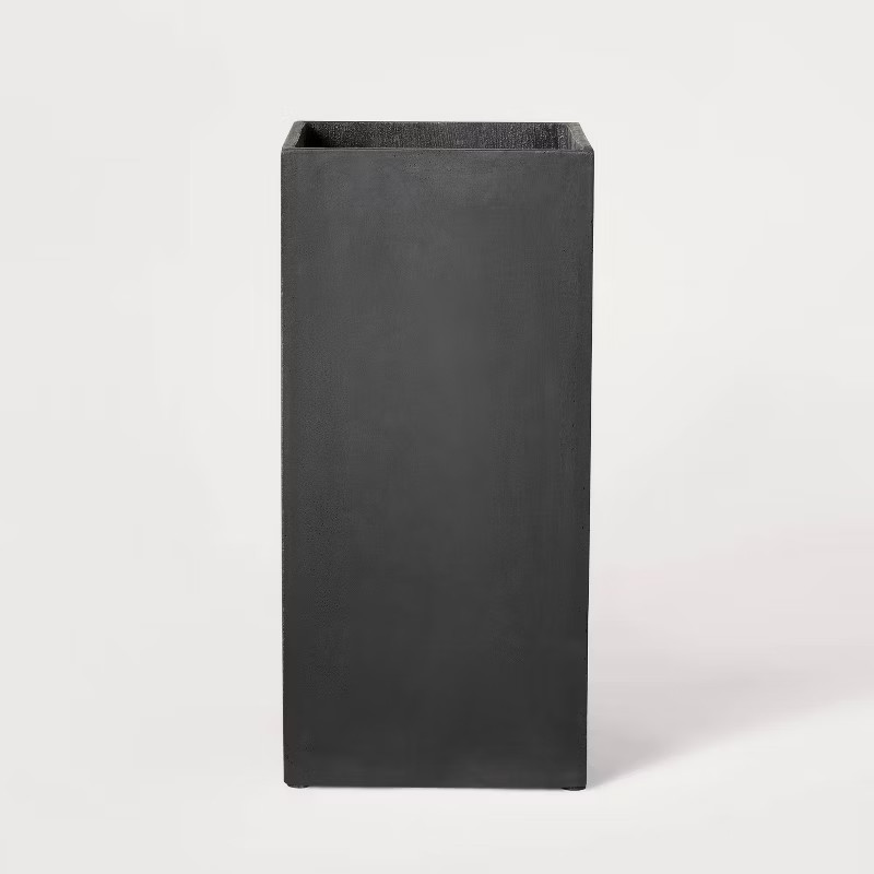 12" Wide Square Cement Outdoor Planter Pot - Hilton Carter for Target | Target