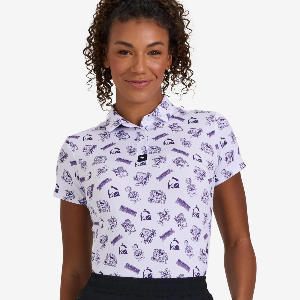 Taco Bell Printed Polo - Women's | Bad Birdie