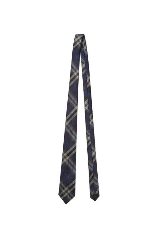 burberry Check Silk Tie in Pilot Blue at Nordstrom | Nordstrom