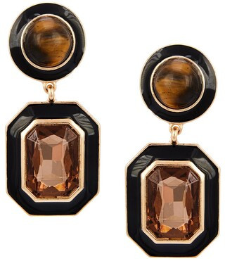 Anna  Ava Double Stone Inset Drop Earrings - Multi | Dillard's