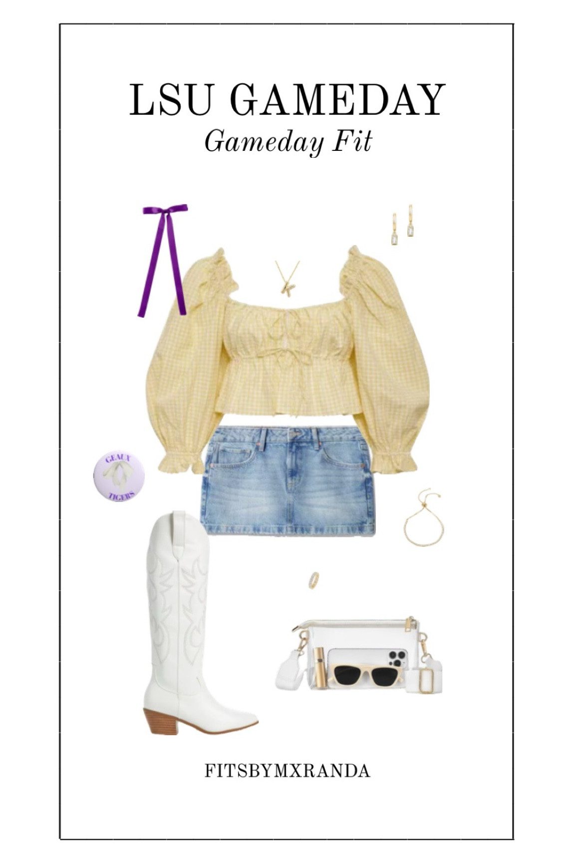 LSU Gameday Outfit

#LTKU #LTKFindsUnder100 #LTKStyleTip