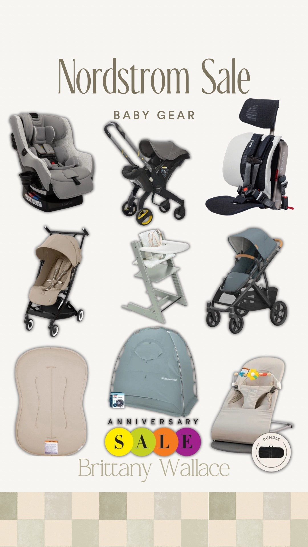 So many top rated baby gear items on sale at Nordstrom! 
anniversary sale, car seats, toddler carseat, nuna, high chairs, stroller, slumberpod, baby bounce seat, baby lounger, uppababy, doona

#LTKSaleAlert #LTKKids #LTKBaby