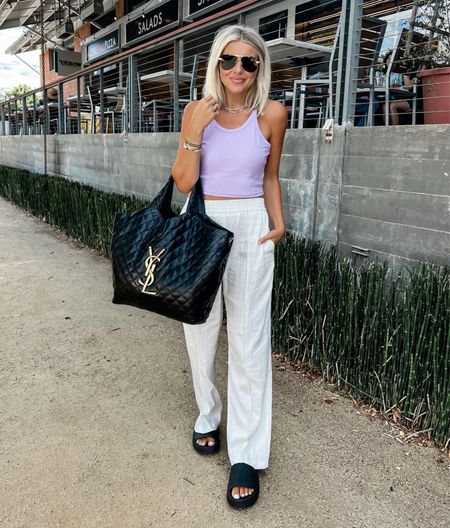 Summer travel outfit look
Amazon tank on sale - sized up to a medium
Wide leg pants on major sale 

travel outfit, amazon fashion finds, summer outfit, summer sale finds

#LTKSaleAlert #LTKStyleTip #LTKTravel