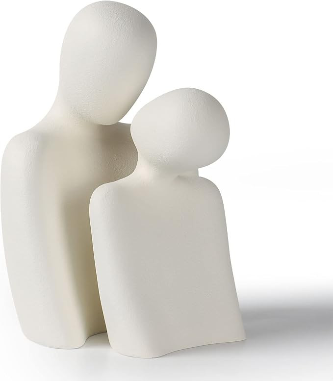 Resin Couple Sculptures Home Decor Art Statue Modern Home Decoration Love Figurine, Romantic Gift... | Amazon (US)