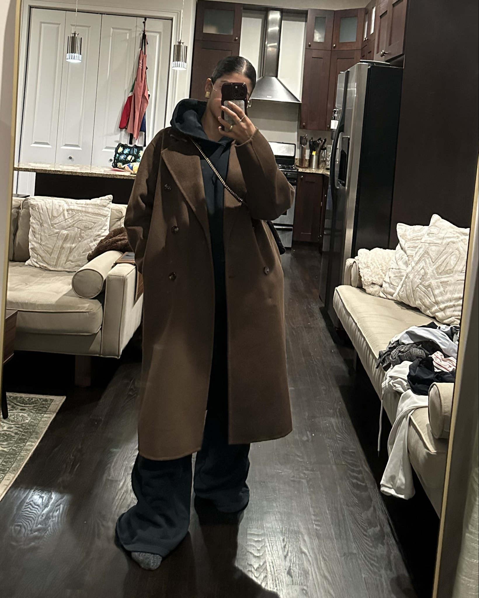 #woolcoat #mango #browncoat #chocolatebrown #winterclothes #sweatset #skims #sweatpants #2025
