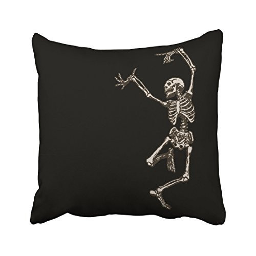 WinHome Halloween Dancing Skeleton Throw Pillow Covers Cushion Cover Case 18x18 Inches Pillowcase... | Walmart (US)