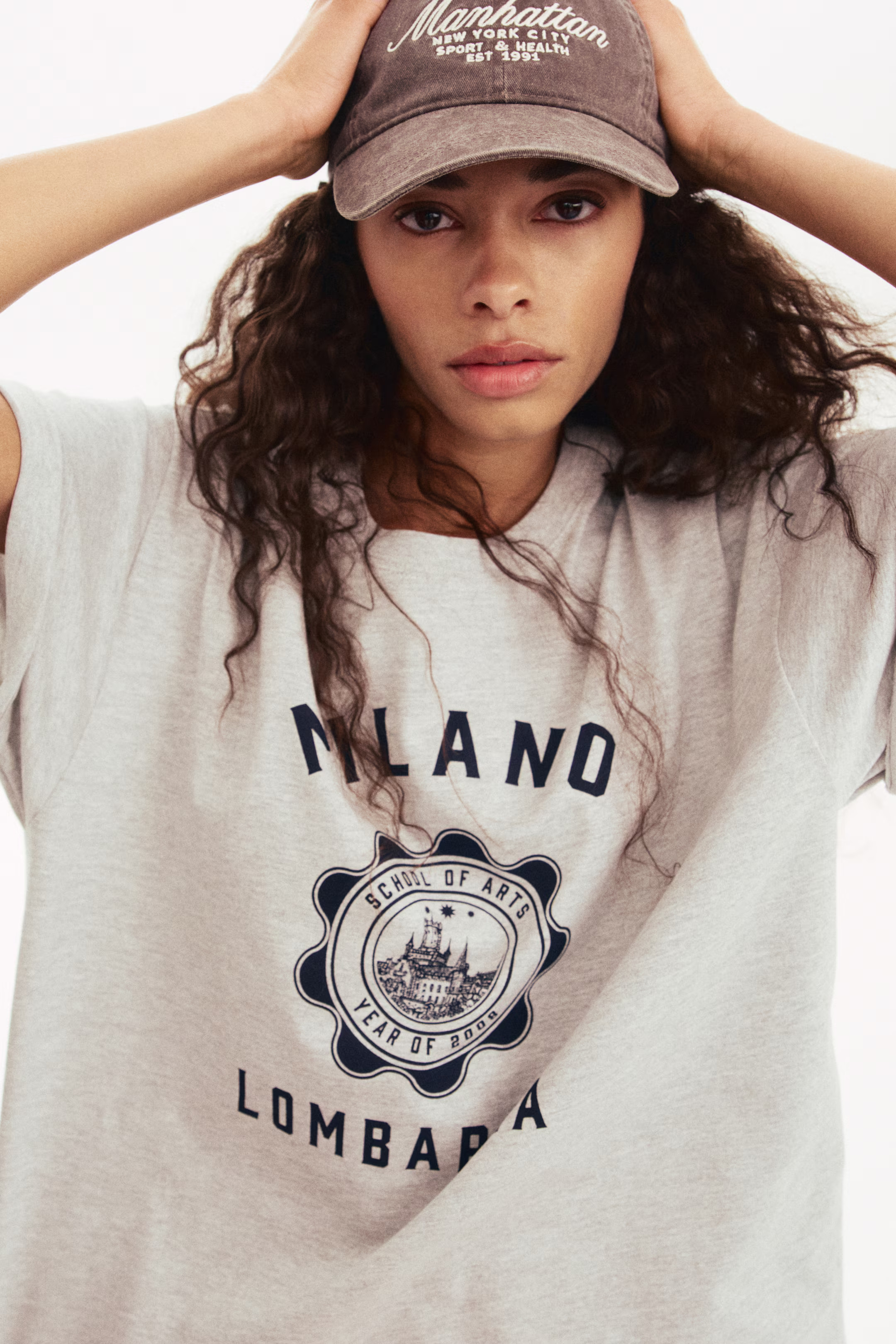 Oversized T-shirt met print | H&M (DE, AT, CH, NL, FI)
