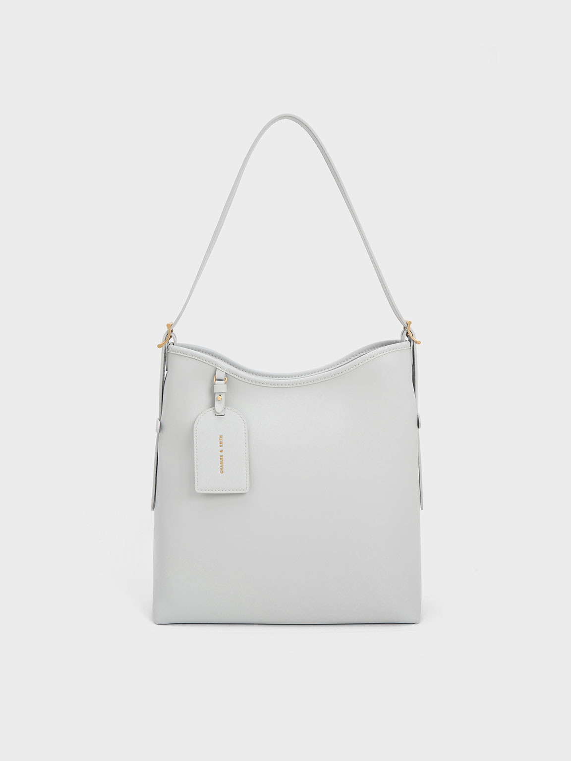 Naomi Slouchy Hobo Bag
 - Grey | Charles & Keith US