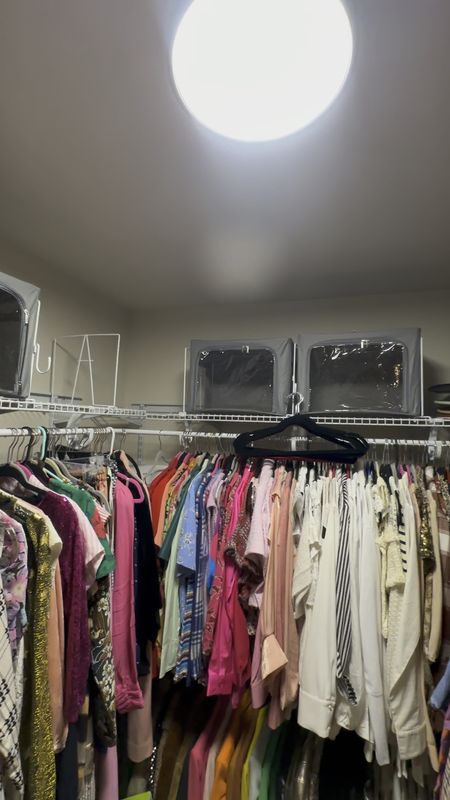 Wire shelf closet organizers, velvet hangers, and clothing storage bins. Get your closet organized this year! 

#LTKfindsunder50 #LTKVideo #LTKhome