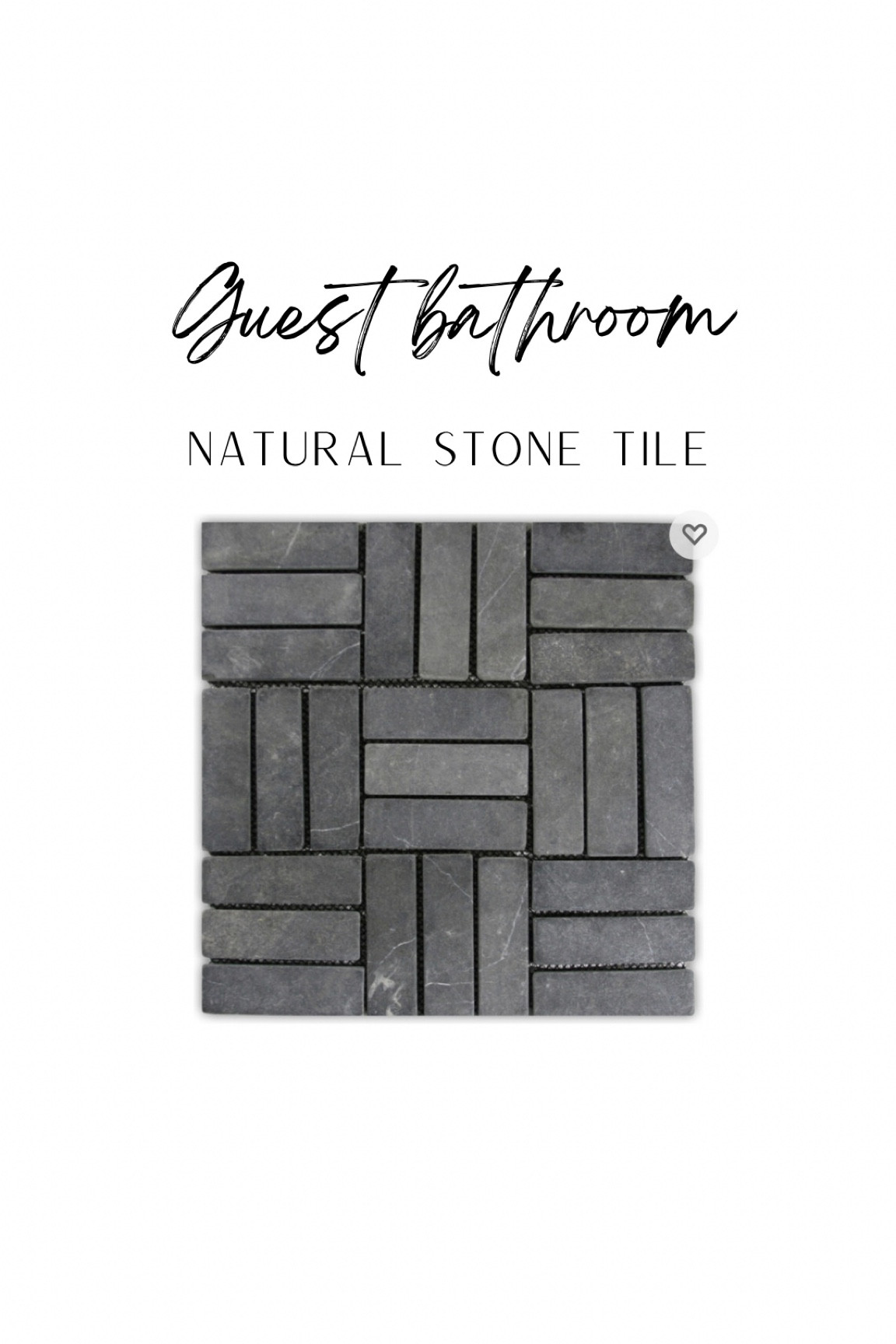 Gorgeous natural stone tile in a crosshatch pattern. My new fave pattern! We put this in our guess bathroom. 




#LTKhome #LTKsalealert
