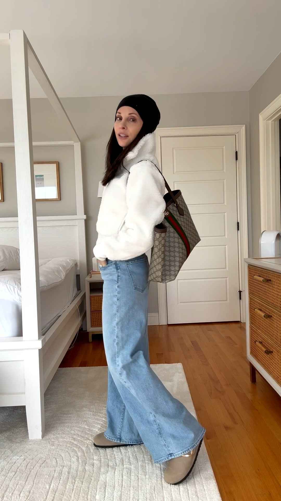 Going for all the cozy pieces!❄️
My Henley and jeans are both 40% off. Wearing my regular size in everything but for a looser fit, I’d go up one size in the zip up fleece. 


#LTKootd #LTKgrwm #LTKSaleAlert