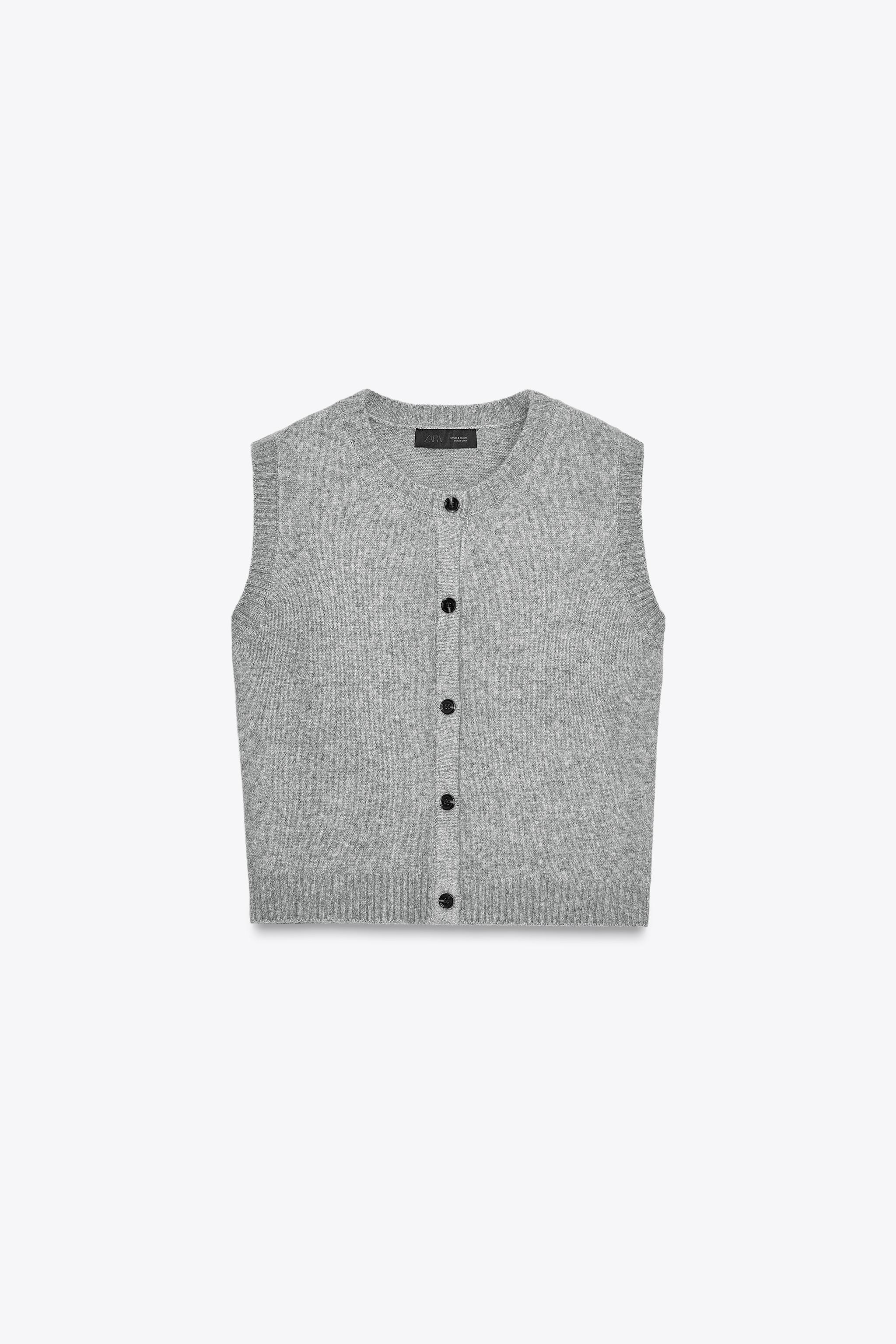SOFT KNIT VEST | Zara US