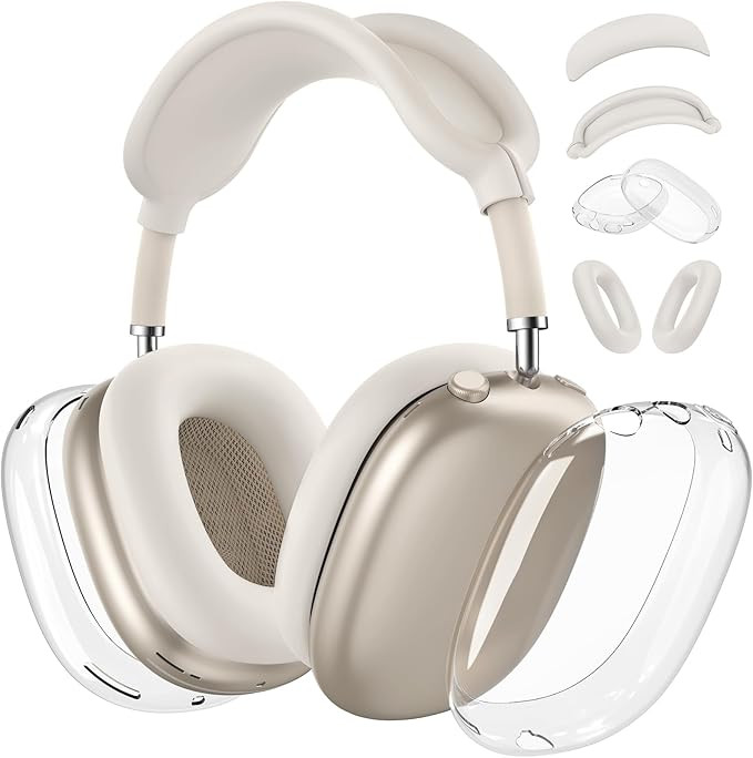 for AirPods Max Case Cover, Anti-Scratch Ear Pad Case Cover/Ear Cups Cover/Headband Cover for App... | Amazon (US)