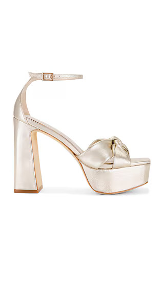 x REVOLVE Jin Platform in Pale Gold | Revolve Clothing (Global)