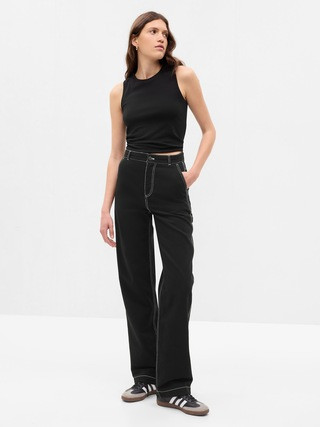 Mid Rise Loose Carpenter Pants | Gap (CA)