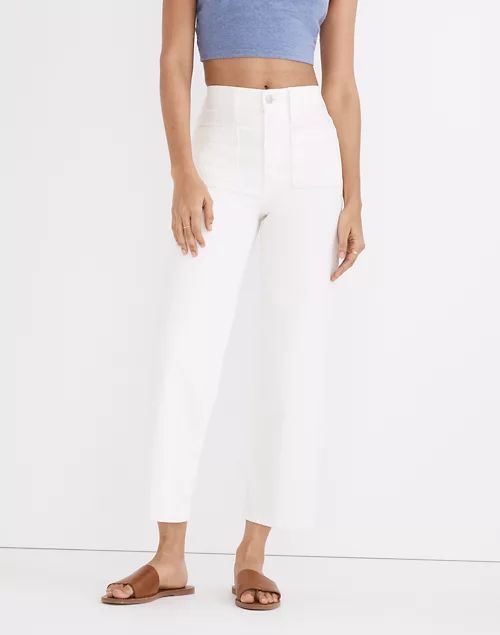 The Perfect Vintage Wide-Leg Jean in Tile White: Patch Pocket Edition | Madewell