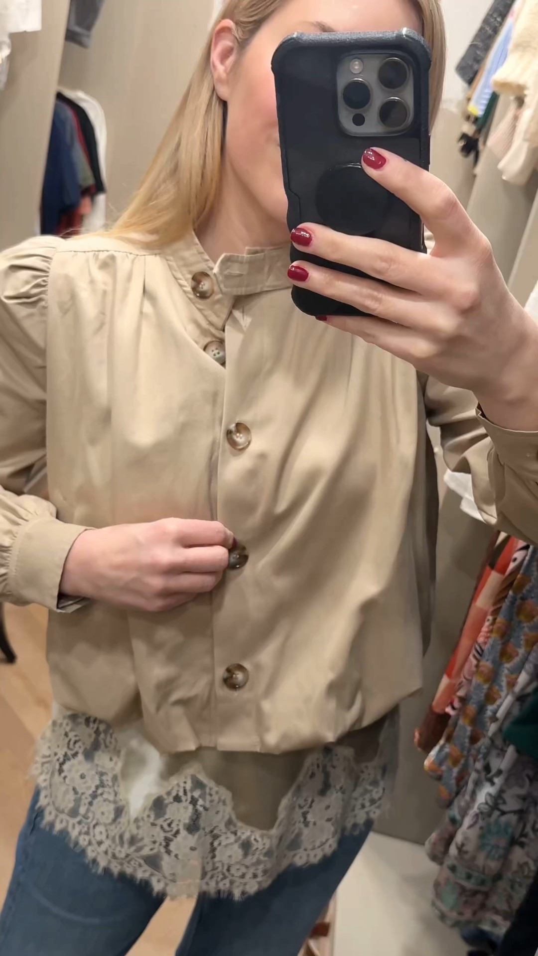 Cropped trench with silk lace trim tank

Spring outfit 

#LTKootd #LTKSeasonal #LTKNYFW