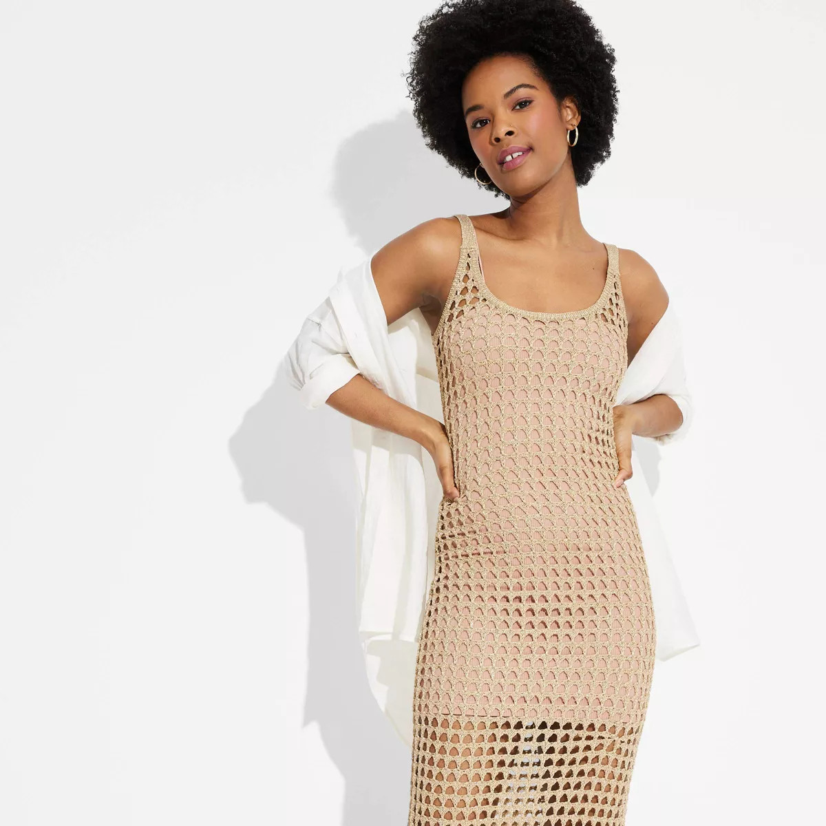 Women's Open Knit Maxi Sweater Dress - Wild Fable™ | Target