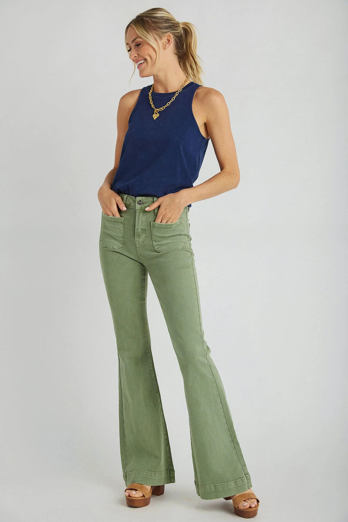 Risen Sedona Patch Pocket Jeans | Social Threads