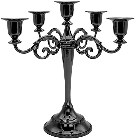 Sungmor Heavy Duty Cast Iron Candlestick Holders - Handcrafted Vintage Candelabra - 43CM/17Inch T... | Amazon (US)