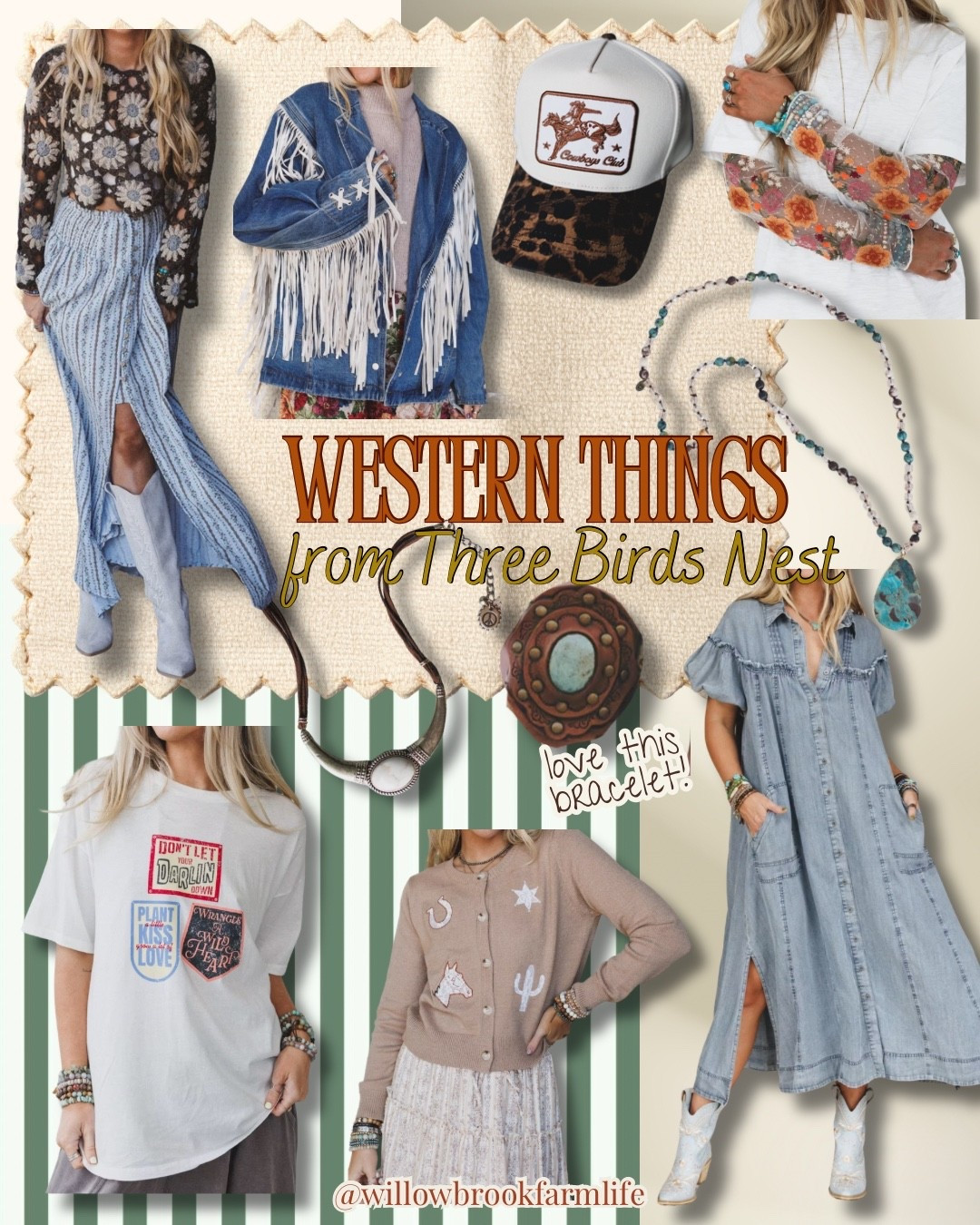 Found some great western pieces from Three Birds Nest! Fun pieces for Concerts, date nights, rodeos…! 
Pair with your favorite boots! 

#LTKootd #LTKU #LTKgrwm
