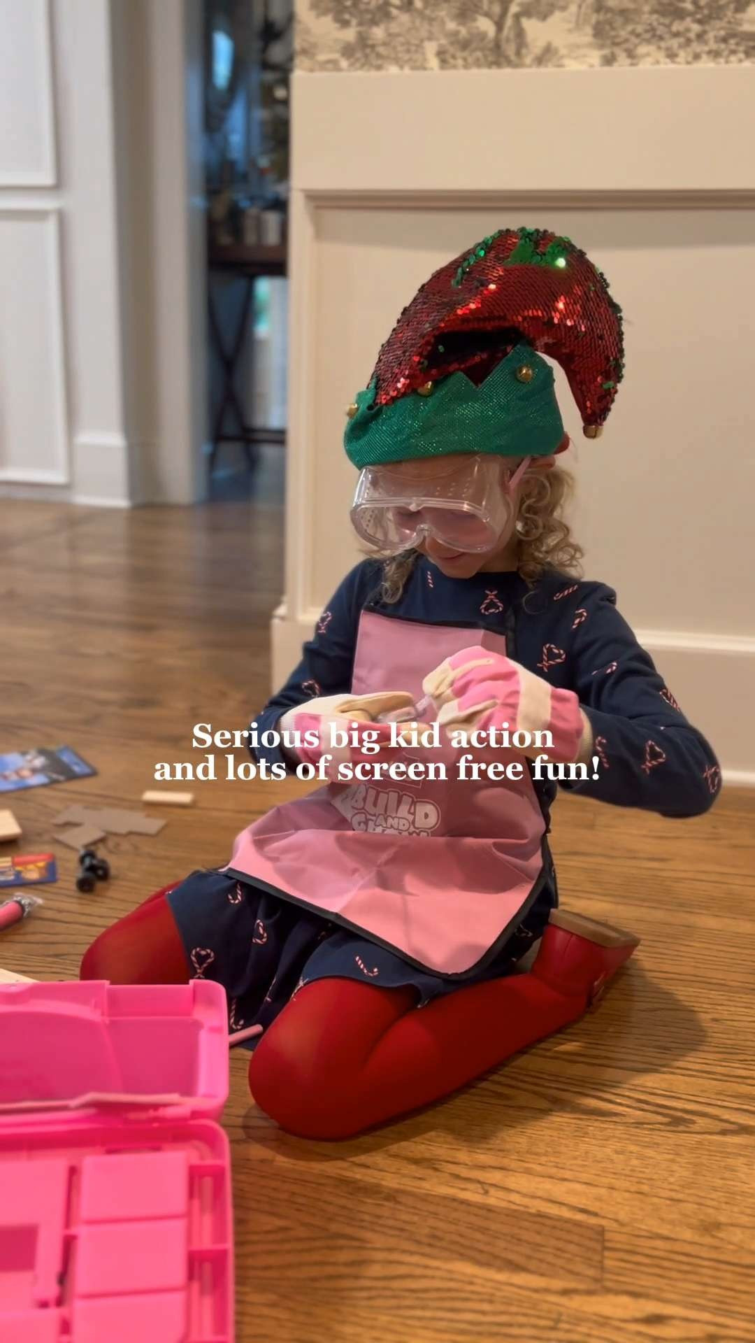 Santa’s workshop has officially relocated… to our living room 😂🎄🔨
Huge thank you to @loweshomeimprovement for leveling up our little elf squad this year. I needed a few gifts that don’t involve screens, chargers, or emergency battery runs on Christmas morning — and these kids’ tool kits + building toys from Lowe’s checked every box.

The elves clocked in IMMEDIATELY… hammering, wrapping, glittering — and suddenly I’m just the supervisor around here. 😅
If you’re looking for fun, hands-on gifts that keep your little elves busy (and happy!), everything from our workshop is linked for you.


Time to build some holiday magic 🛠️✨🎁 

 #ad #lowespartner #LowesForTheHolidays #littlebuilders #holidaymagic #screenfreegifts #giftideasforkids #ltkholiday #ltkhome #momlifeunfiltered #holidaycrafts #LTKGiftGuide #LTKmomlife #LTKKids