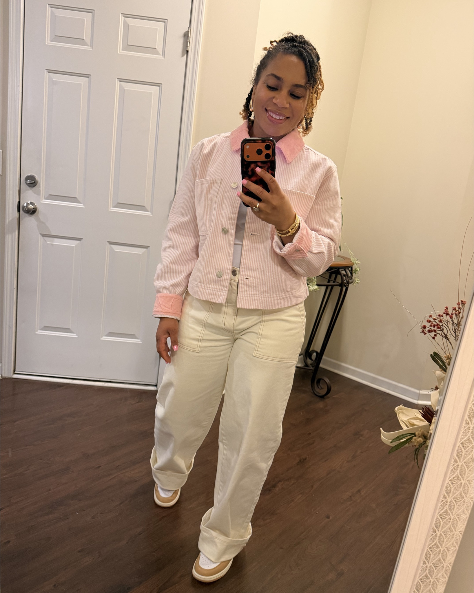 Walmart win!
Jacket: small
Tank: medium
Pants: 8

#LTKPetite #LTKootd