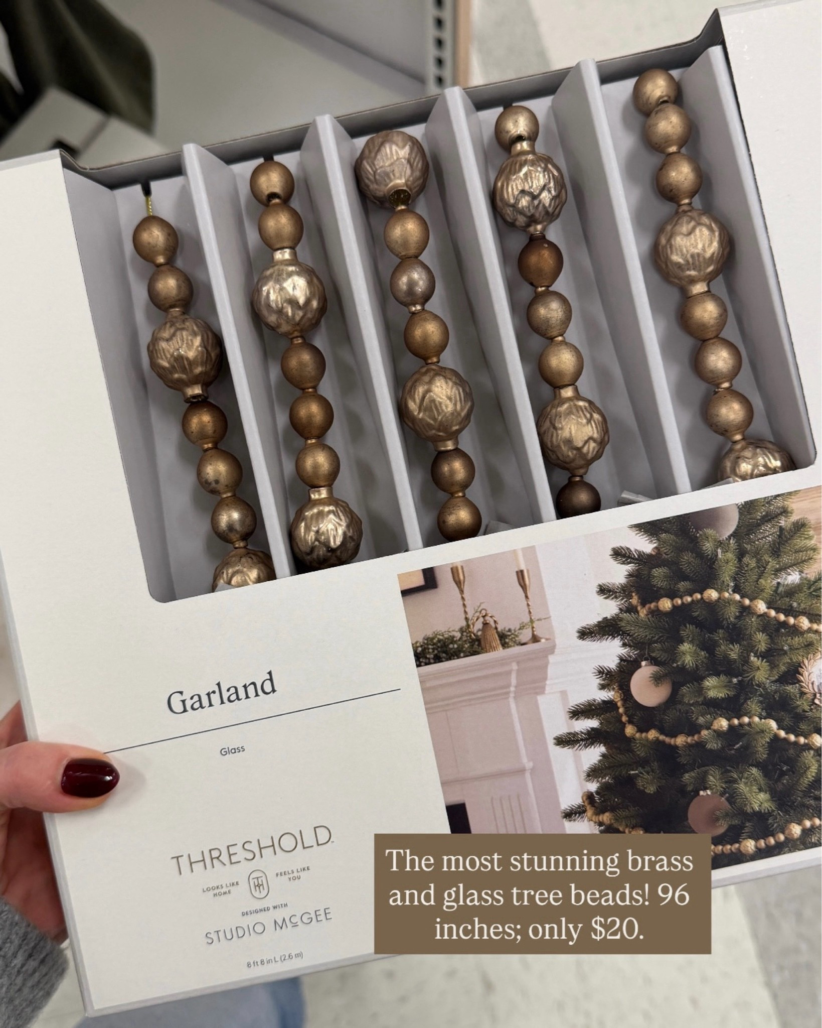 The prettiest gold tree beads. ❤️