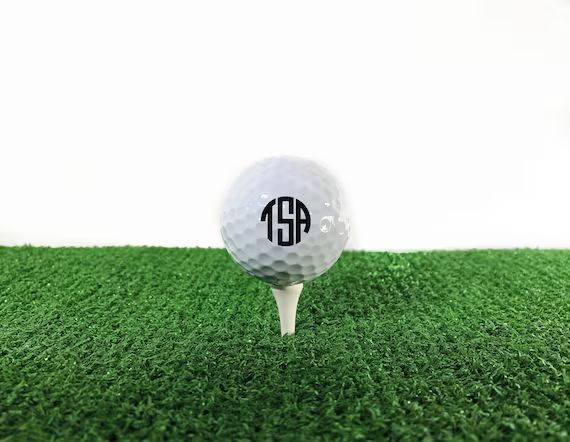 Personalized Monogram  Circle Monogram  Golf Ball Gift - Etsy | Etsy (US)