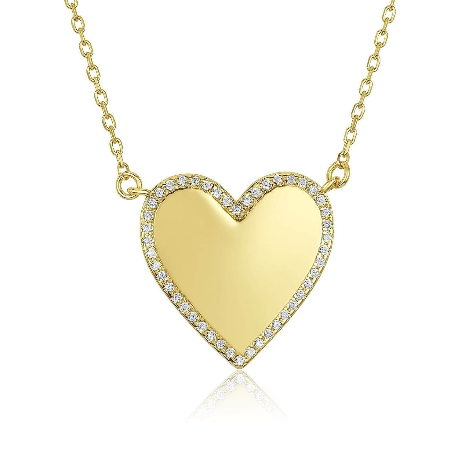 Emilia Heart Necklace | Melinda Maria