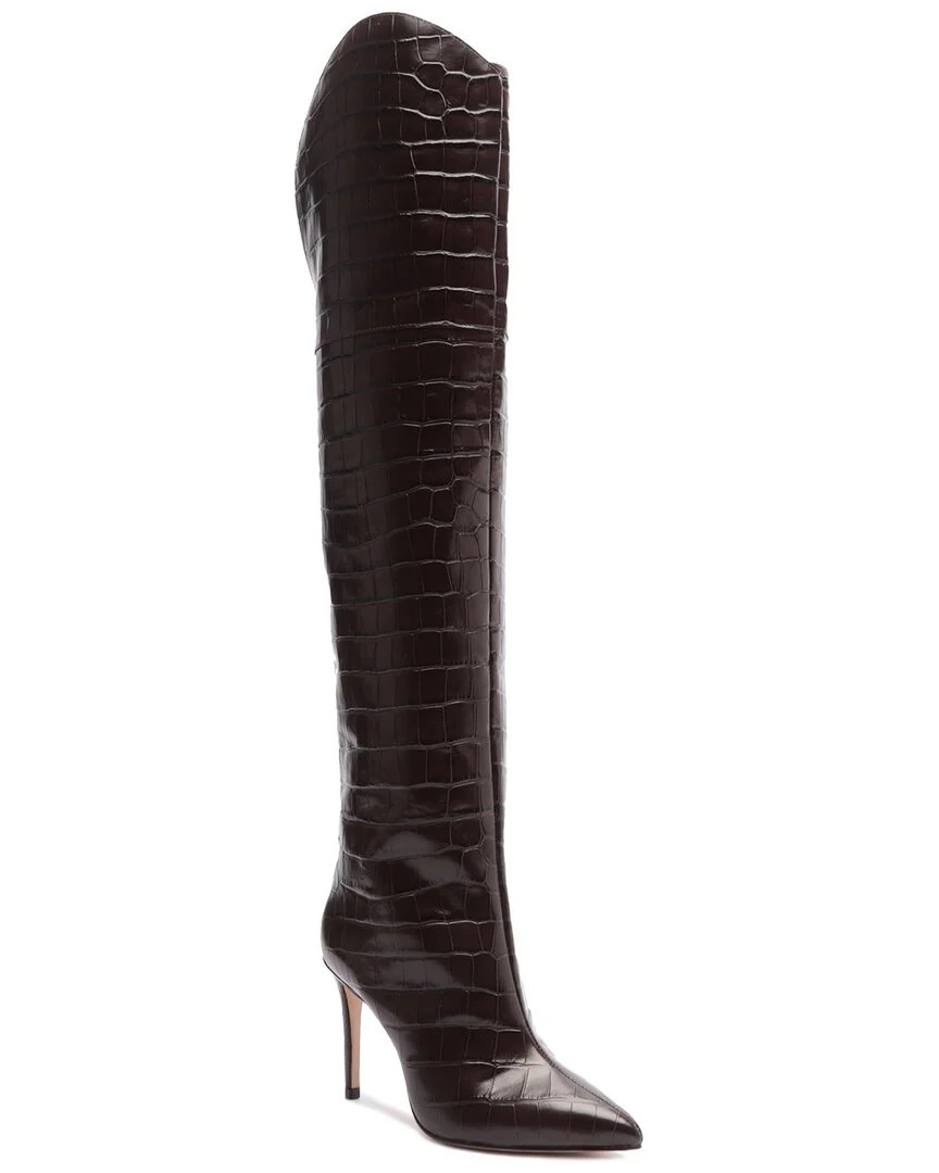 SCHUTZ Maryana Over The Knee Leather Over-The-Knee Boot | Shop Simon