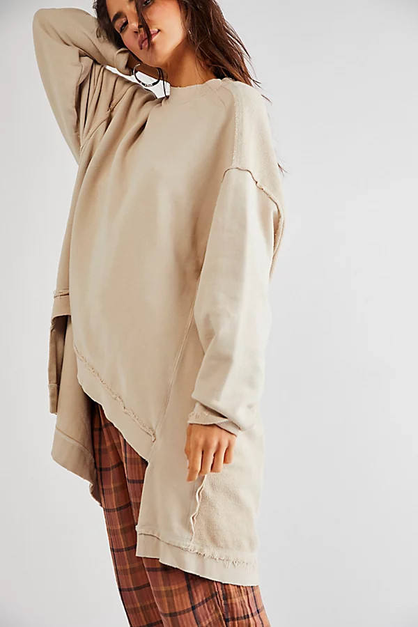 Iggy Pullover by Free People, Stone, S | Free People (Global - UK&FR Excluded)