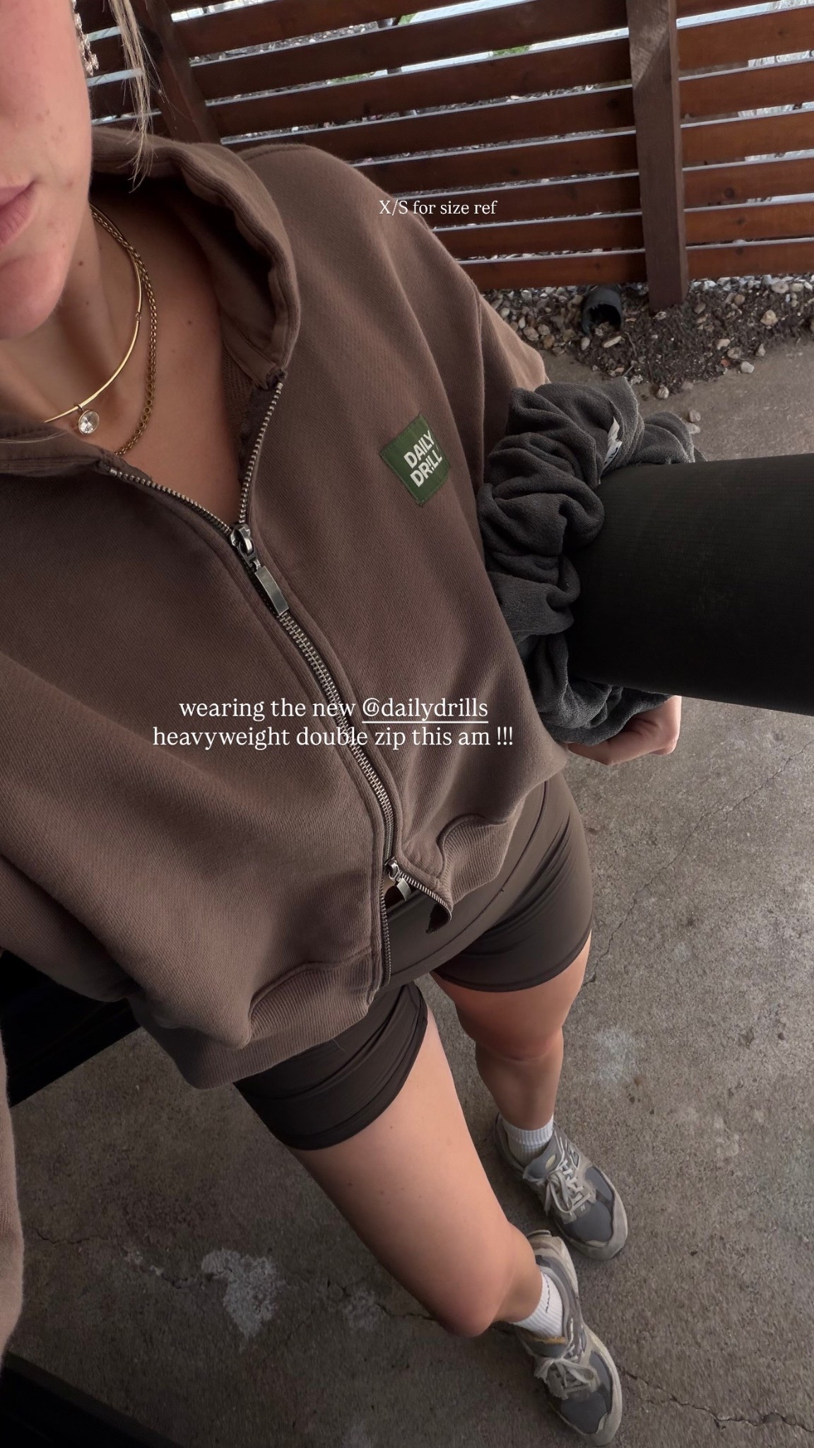 wearing the new daily drills heavyweight double zip this am! this light brown is already sold out, but i linked another color option here :))

#LTKActive #LTKootd #LTKfitnessgoals