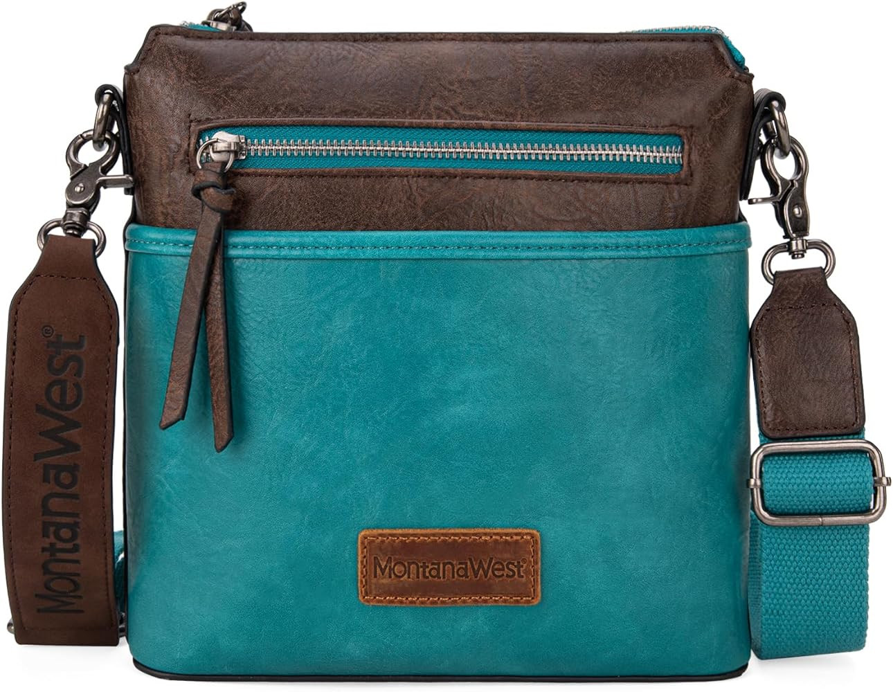 Montana West Crossbody Bag for Women Multi Pocket Cross Body Bag Purses with Guitar Strap | Amazon (US)