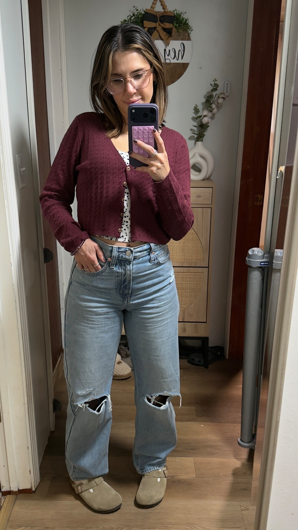 Winning with this cardigan jean combo 

#LTKMidsize #LTKOver40