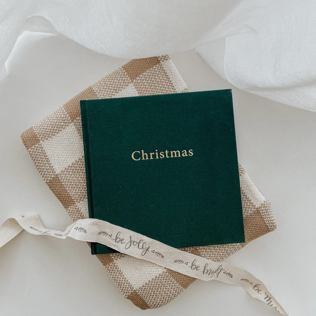 Christmas Memory Book | 50 Years of Family Memories | Baby Journal Christmas Photo Album | Christ... | Etsy (US)