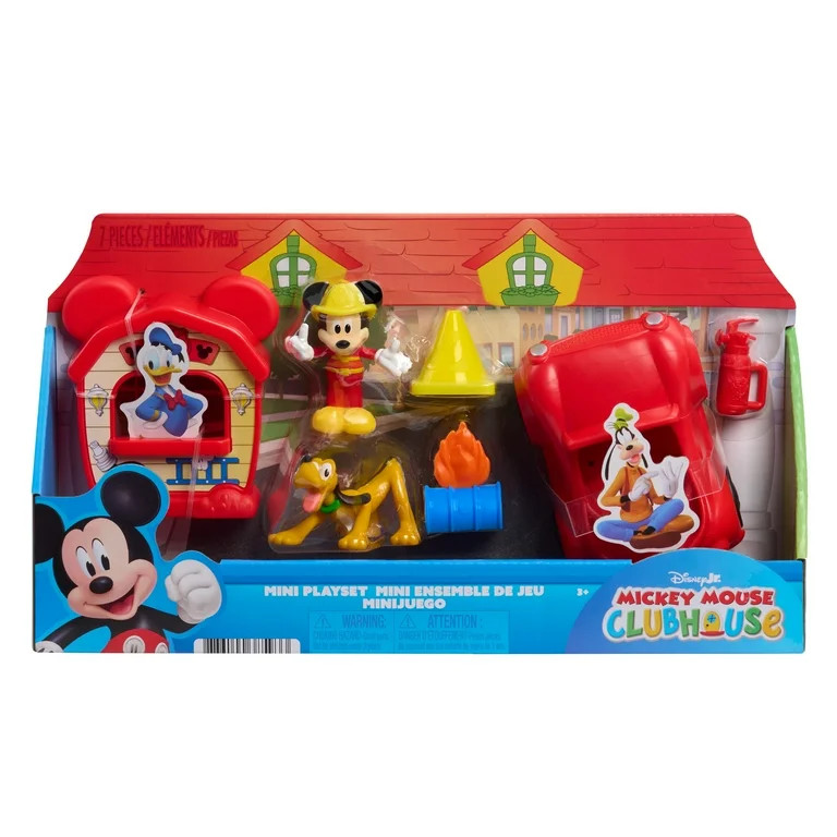 Disney Jr. Mickey Mouse Mini Playset, 7-pieces, Toy for Kids Ages 3 and up | Walmart (US)