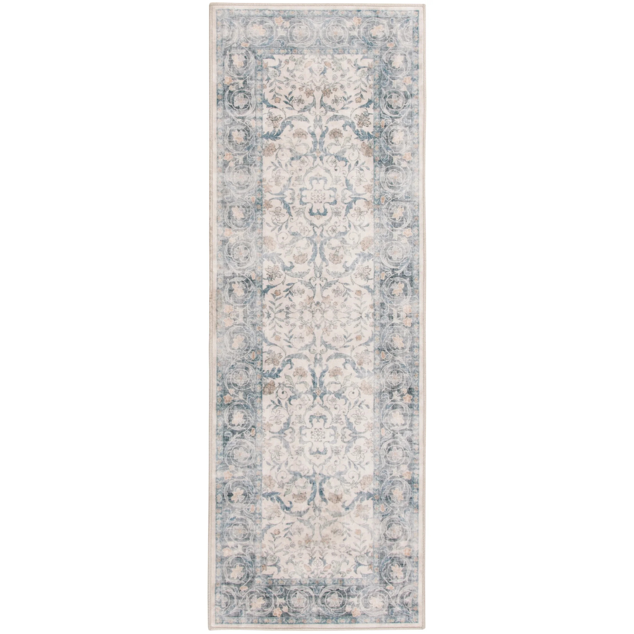 Home Decor Collection Washable Green Persian Faux Fur Indoor Runner Rug, 19.7"x58" | Walmart (US)